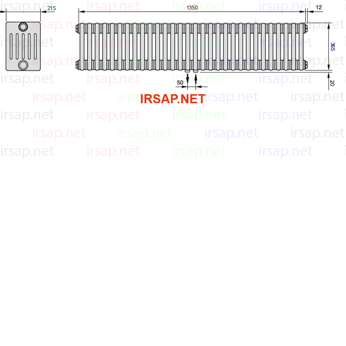 Радиатор IRSAP Tesi 60365/30 T50 CL 01